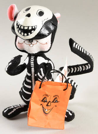 Halloween Mice Skeleton Trick Or Treat Mouse - No Box