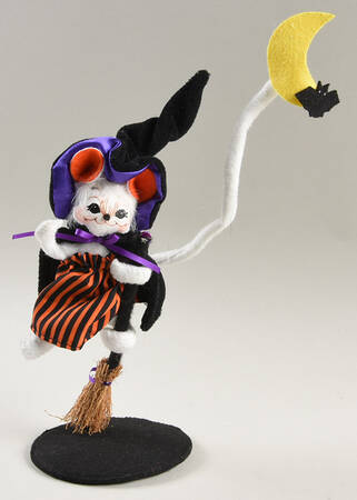 Halloween Mice Flying Witch Mouse - No Box