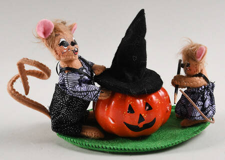 Halloween Mice Pumpkin Painting Pals Mice - No Box