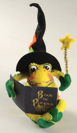 Annalee Halloween Dolls Miss Spelled Witch Frog - No Box