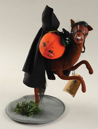 Annalee Halloween Dolls Headless Horseman On Horse - No Box
