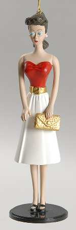 Classic Barbie Ornaments Silken Flame - Boxed