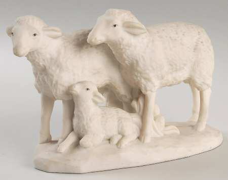 Nativity-White Sheep - No Box