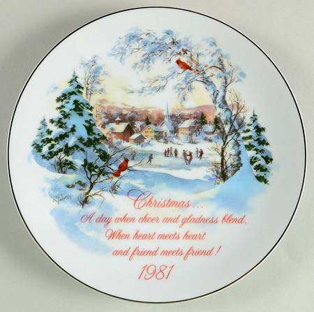 Christmas Plates Christmas - Boxed