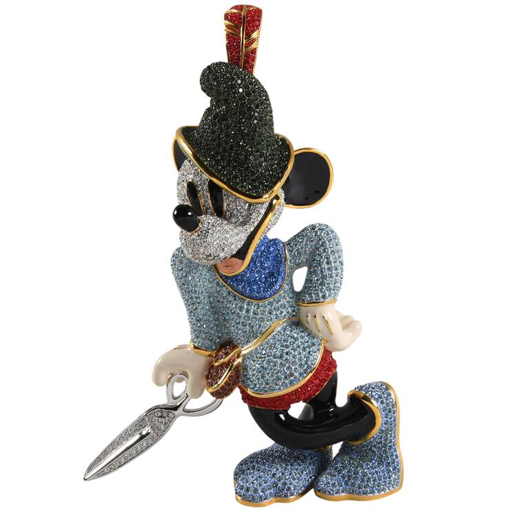 Disney Jeweled Pave Figurines Brave Little Tailor - No Box
