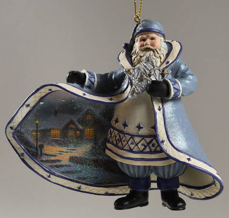 Old World Santa Starry Winter Night Santa - No Box