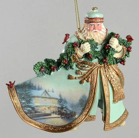 Old World Santa Bring Home The Tree Santa - No Box