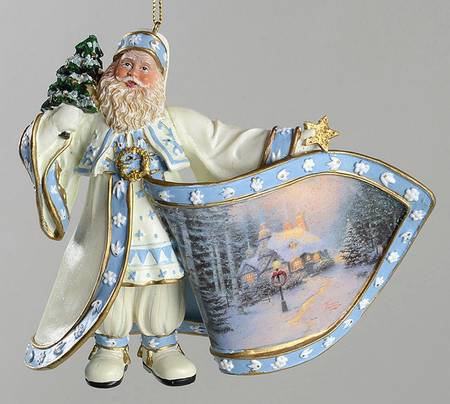 Old World Santa Frosty Christmas Eve Santa - No Box