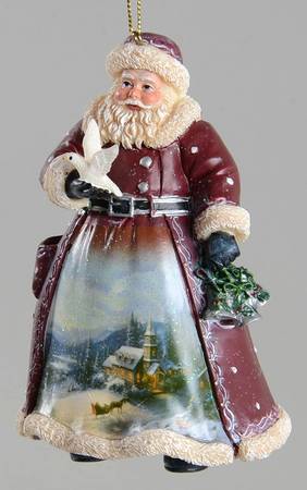 Old World Santa Frosty Moonlight Ride Santa - No Box