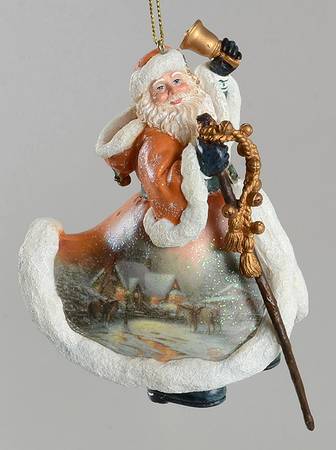Old World Santa Jingling Sleighbells Santa - No Box