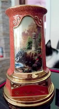 Thomas Kinkade Brilliant Lights Light Of Peace - No Box
