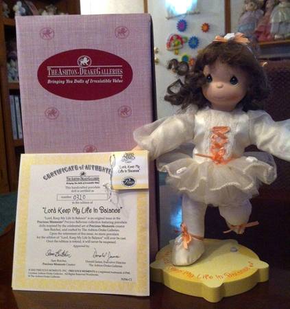 Precious Ballerina Lord Keep My Life In Balance - With Box