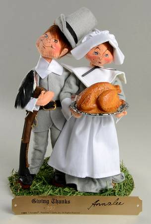 Thanksgiving Thanksgiving Couple With Turkey - No Box