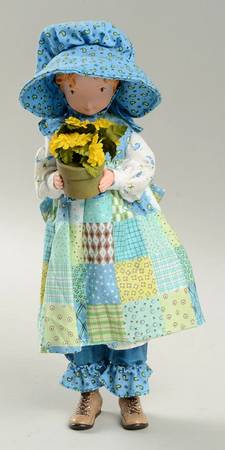 Holly Hobbie Figurines Holly Hobbie With Flower Pot - No Box
