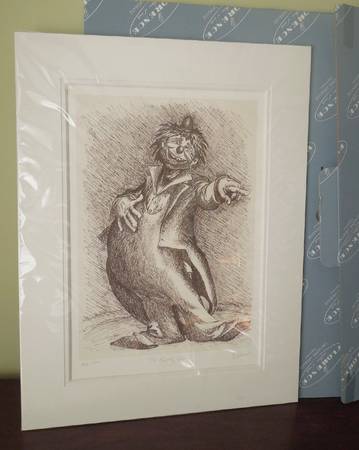 Art Print The Naughty Clown - Boxed