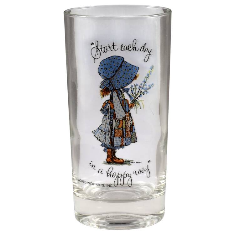Holly Hobbie Glasses Start Each Day In A Happy Way - No Box