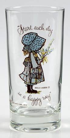 Holly Hobbie Glasses Start Each Day In A Happy Way - No Box