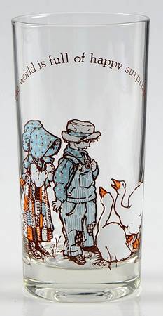 Holly Hobbie Glasses The World Is Full Of Happy Surprises - No Box