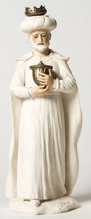 Nativity-Pastel Magi King-Gold - Boxed