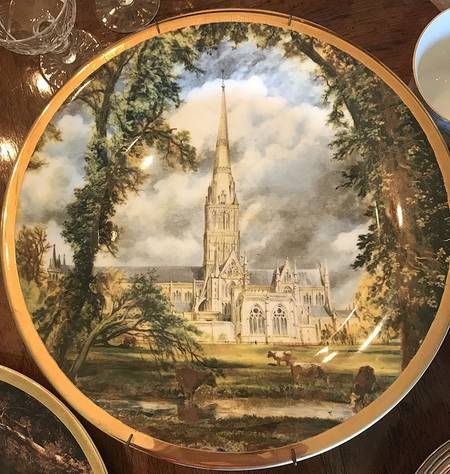 John Constable Bicentenary Plates Salisbury Cathedral 1823 - No Box