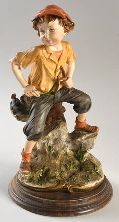 Children Boy With Slingshot - No Box