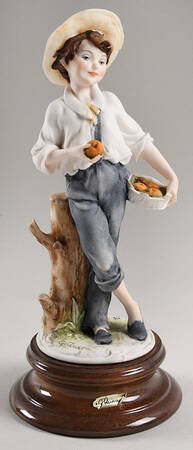 Men Country Boy With Apples-Blue Pants - Boxed