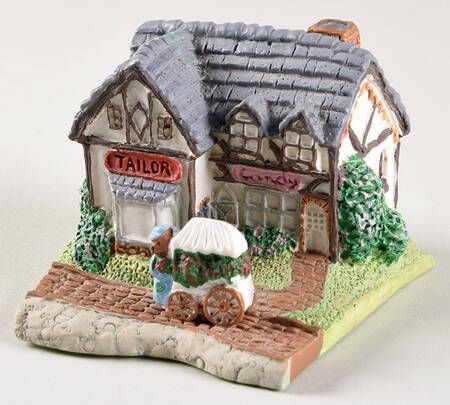 Sunny Cottage Lane Tailor & Candy Store - No Box
