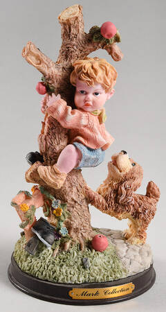 Marlo Collection Boy Hanging In Tree - No Box