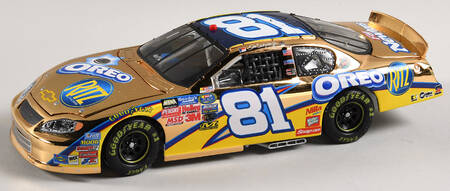 Rfo 24kt Gold Stock Cars Dale Earnhardt Monte Acrlo Oreo - Boxed