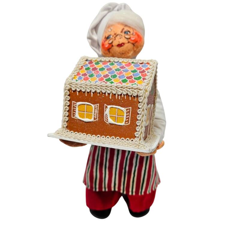 Santa and Mrs Santa Gingerbread Mrs Santa  - No Box