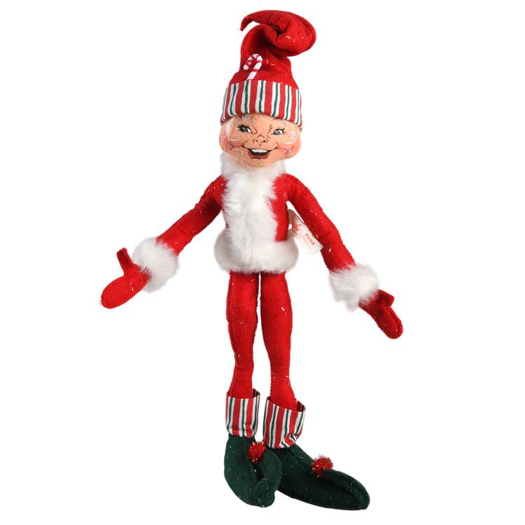 Elves & Gnomes Red Candystripe Elf - No Box