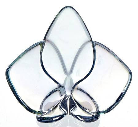 Baccarat Crystal Figurines Orchidee-Iridescent - Boxed