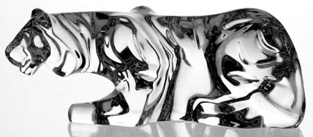 Baccarat Crystal Figurines Tiger - No Box