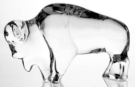 Baccarat Crystal Figurines Bison-Buffalo - With Box