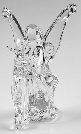 Baccarat Crystal Figurines Angel With Dove - No Box