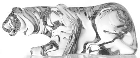 Baccarat Crystal Figurines Tiger-Small - Nb1031, No Box