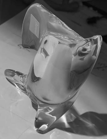 Baccarat Crystal Figurines Freeform Fish - With Box Bx1060