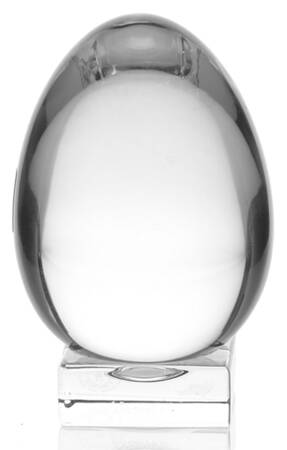Baccarat Crystal Figurines Egg With Stand Clear - With Box Bx2013