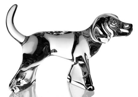 Baccarat Crystal Figurines Beagle-Dog - With Box Bx1003
