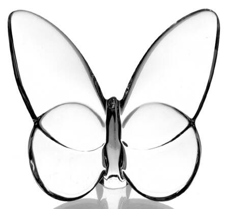 Baccarat Crystal Figurines Lucky Butterfly-Clear - Nb866, No Box