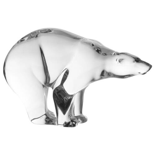Baccarat Crystal Figurines Polar Bear- Clear - No Box