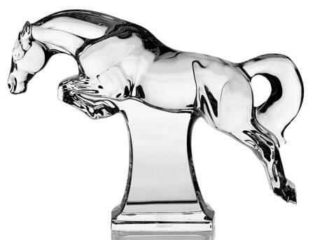 Baccarat Crystal Figurines Jumping Horse - With Box Bx906