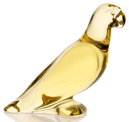 Baccarat Crystal Figurines Parrot-Yellow - Nb953, No Box