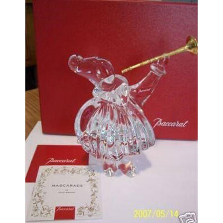 Baccarat Crystal Figurines Puck - Masquerade - With Box Bx2032