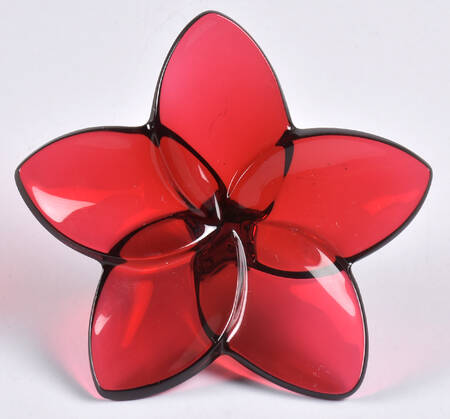 Baccarat Crystal Figurines The Bloom Collection-Red - With Box Bx2031