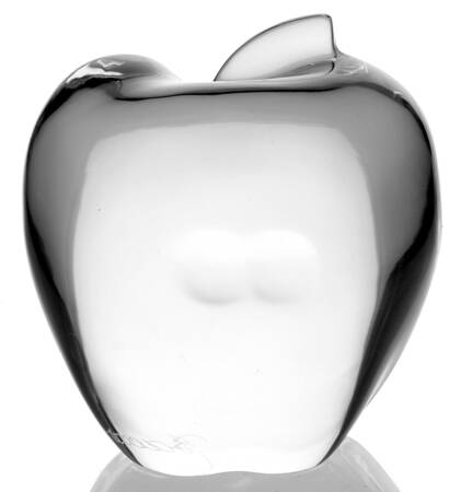 Baccarat Crystal Figurines Apple Half-Clear - With Box Bx2035