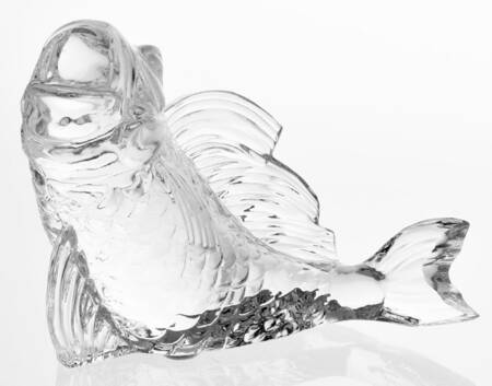 Baccarat Crystal Figurines Fish-Clear - No Box Nb2057