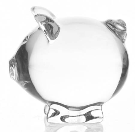 Baccarat Crystal Figurines Pig - Nb950, No Box