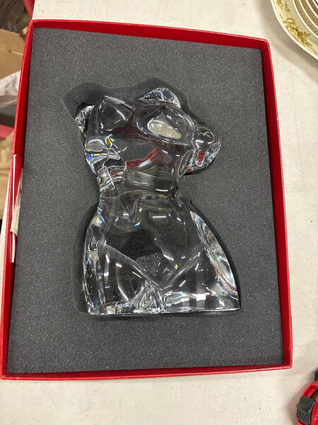 Baccarat Crystal Figurines Female Torso - With Box Bx2060