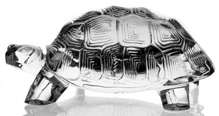Baccarat Crystal Figurines Turtle-Large - With Box Bx2084